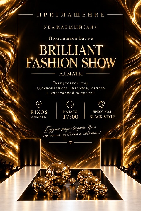 афиша BRILLIANT FASHION SHOW 2026